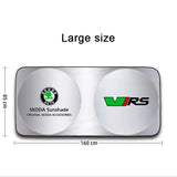 Skoda Car Front Window Windshield Sunshade Protector Cover