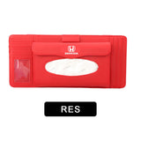 PU 3-in-1 Car Tissue Box Cover Storage Bag for   Fit Civic Accord CRV CRZ Crosstour H-RV NSX Pilot Odyssey City Accessories