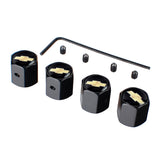4pcs/set Chevrolet Corvette SS Anti-Theft Car Air Valve Stem Cap Auto Tyre Valve Covers