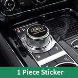 Land Rover Metal Car Gear Cover Sticker Decal Center Console Cap Emblem Badge