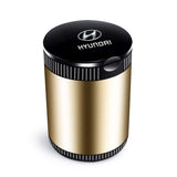 Hyundai Metal Car Ash Tray Auto Ashtray Cigarette Holder Box with LED Light