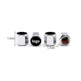 4pcs/set Audi Sline Car Air Valve Stem Cap Auto Tyre Valve Covers