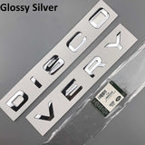Land Rover Range Rover Defender Letter ABS Car Front Hood Bonnet Cover Emblem Badge Sticker