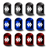 4pcs/set Suzuki Car Air Valve Stem Cap Anti Dirty Tyre Valve Covers