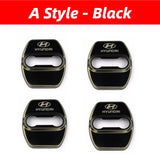 4pcs/set Hyundai Stainless Steel Car Door Lock Cover Protection