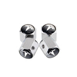 4pcs/set Tesla Anti-Theft Car Air Valve Stem Cap Auto Tyre Valve Covers
