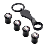 4pcs/set Cadillac Logo Car Air Valve Stem Caps Auto Tyre Valve Covers