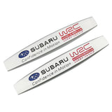 2pcs Subaru STI Metal Car Fender Side Badge Decal Rear Emblem Sticker