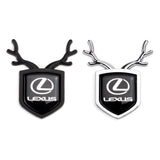 Lexus ABS Deer Car Rear Sticker Shield Trunk Emblem Badge Decal