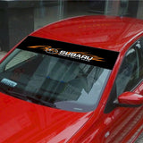 130*21cm Subaru Car Front Trunk Window Windshield Sunshade Sticker Decal