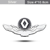 Renault Metal Wings Car Rear Sticker Auto Window Emblem Badge Decal