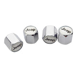 4pcs/set Jeep Car Air Valve Stem Cap Auto Tyre Valve Covers