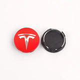 4pcs/set 56mm Tesla ABS Car Wheel Hub Center Caps Covers