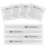 8pcs Cadillac Car Door Handle Bowl Wrist Transparent Protector Anti-collision Decal