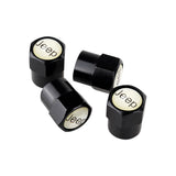 4pcs/set Jeep Car Air Valve Stem Cap Auto Tyre Valve Covers