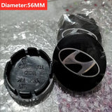 4pcs/set 57/61.5/62/65mm Hyundai Car Wheel Hub Center Caps Covers