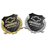 Chevrolet Metal Carbon Fiber Car Rear Sticker Shield Trunk Emblem Badge Decal