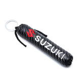 Suzuki Carbon Fiber Car Keyring Keychain