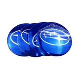 4pcs/set 56mm Subaru STI Car Wheel Center Hub Sticker Decal