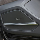 4pcs/set Opel Metal Car Stereo Sticker Auto Audio Emblem Decal