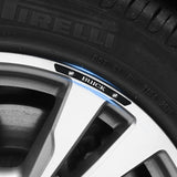 4pcs/set 9cm Buick Aluminum Alloy Car Wheel Rim Tyre Sticker