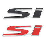 Car Sticker SI Logo Auto Emblem BadgeTrunk for Civic Accord CRV HRV Dio Fit Jazz City Odyssey Freed XRV Acty BRV Brio