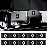 10pcs Renault Epoxy Car Armrest Button Sticker