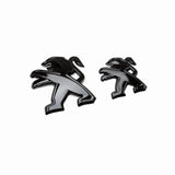 2pcs/set Peugeot 308 408 4008 508L ABS Car Rear Sticker Decal Auto Front Hood Emblem Badge