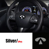 Infiniti Crystal Diamond Car Steering Wheel Center Emblem Sticker