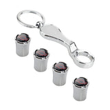 4pcs/set Chevrolet Corvette Logo Car Air Valve Stem Caps Auto Tyre Valve Covers