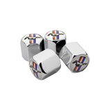 4pcs/set Ford Mustang Wolf Car Air Valve Stem Cap Auto Tyre Valve Covers