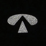 Infiniti Crystal Diamond Car Steering Wheel Center Emblem Sticker