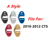 4pcs/set Cadillac Stainless Steel Car Door Lock Cover Protection