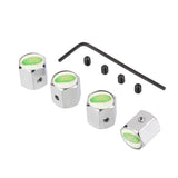 4pcs/set Land Rover Range Rover Anti-Theft Car Air Valve Stem Cap Auto Tyre Valve Covers