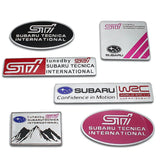 Subaru STI Aluminum Alloy Car Body Sticker Nameplate Rear Emblem Badge Decal
