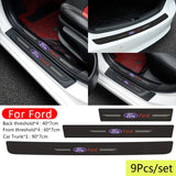 Ford Carbon Fiber Car Door Threshold Scratch Proof Sticker Decal