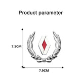Renault Metal Car Rear Sticker Auto Window Emblem Badge Decal