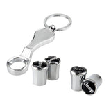 4pcs/set Jeep Logo Car Air Valve Stem Caps Auto Tyre Valve Covers with Wrench