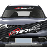 130x21cm Mazda Car Front Trunk Windshield Sunshade Sticker Decal