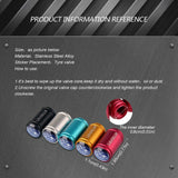 4pcs/set Subaru STI Logo Matte Car Air Valve Stem Caps Auto Tyre Valve Covers