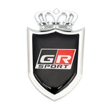 3D Car Sticker GR Sport Logo Emblem Badge Decals for Toyota HV YARiS GRMN RZ RC RS Prius GR Sport Lexus Harrier GR Logo Sticker