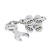 4pcs/set Infiniti Logo Car Air Valve Stem Cap Auto Tyre Valve Covers with Wrench
