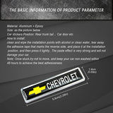 2pcs/set Chevrolet Logo Metal Car Side Sticker Auto Emblem Badge