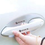 8pcs Buick Car Door Handle Bowl Wrist Transparent Protector Anti-collision Decal