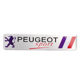 Peugeot Aluminum Alloy Car Body Sticker Nameplate Rear Emblem Badge Decal