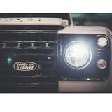 14.5x5.5cm Land Rover Metal Car Front Grille Emblem Badge