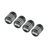 4pcs/set Jeep Metal Car Wheel Tire Valve Stem Caps Covers