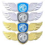 MG Logo Metal Wings Car Front Hood Bonnet Center Sticker Emblem