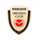 Mazda Metal Shield Car Rear Sticker Auto Window Emblem Badge Decal