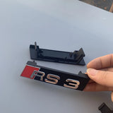 Audi RS3 RS4 RS5 RS6 RS7 SQ3 SQ5 SQ7 ABS Car Front Grill Emblem Badge